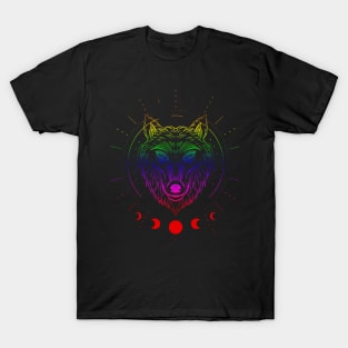 Miystic Pride Wolf LGBTQIA T-Shirt